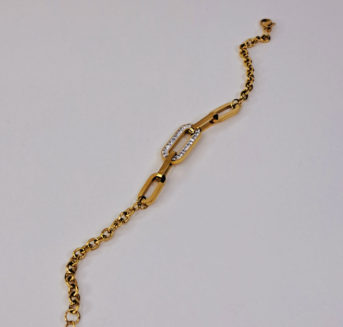 Big Chain - Rhinestone bracelet
