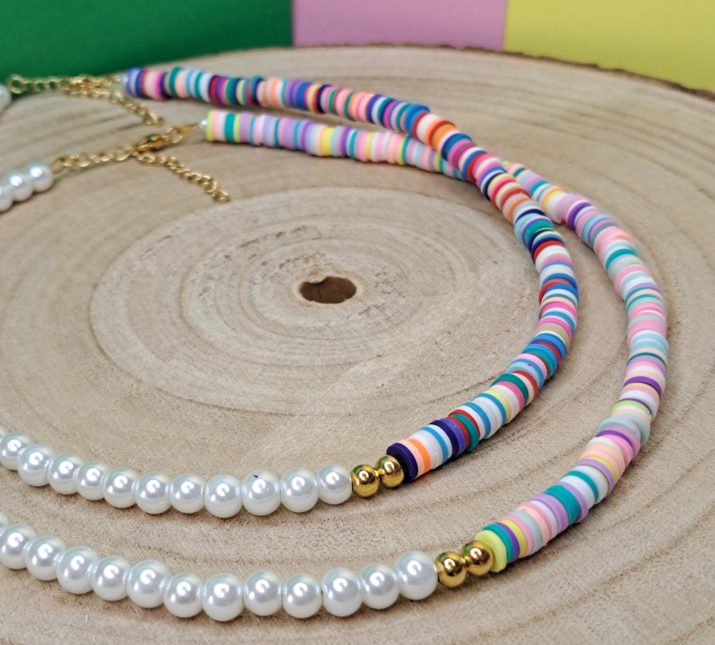 Colour Mix necklaces