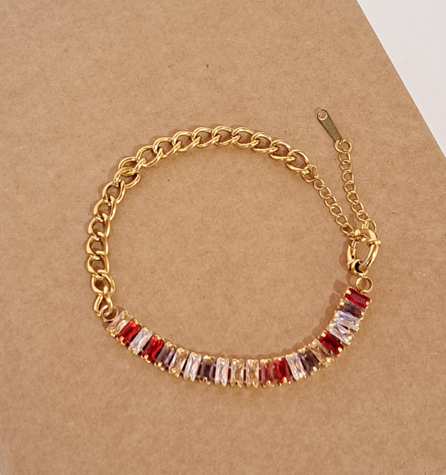 Multicolour Rhinestone bracelet