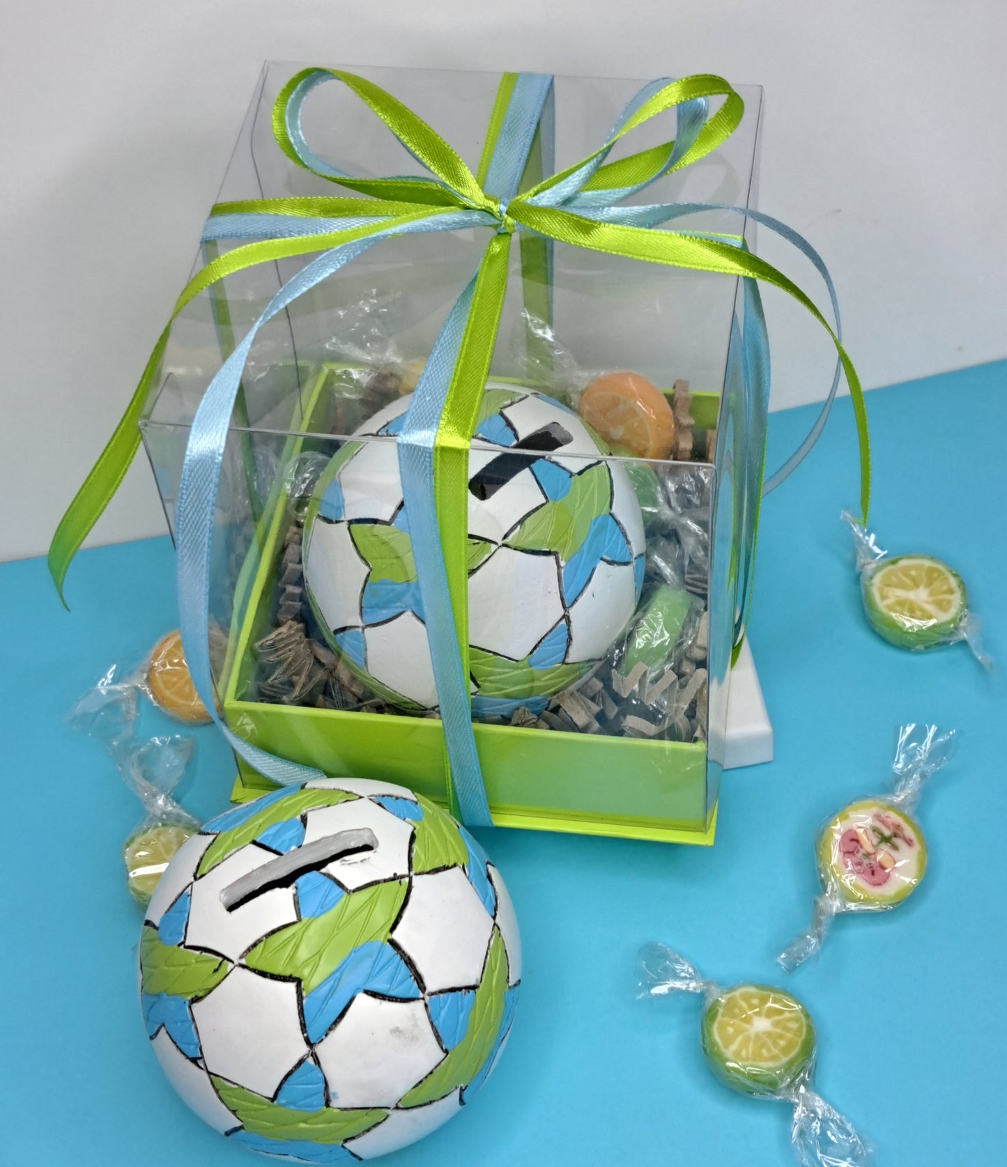 Coin bank ball