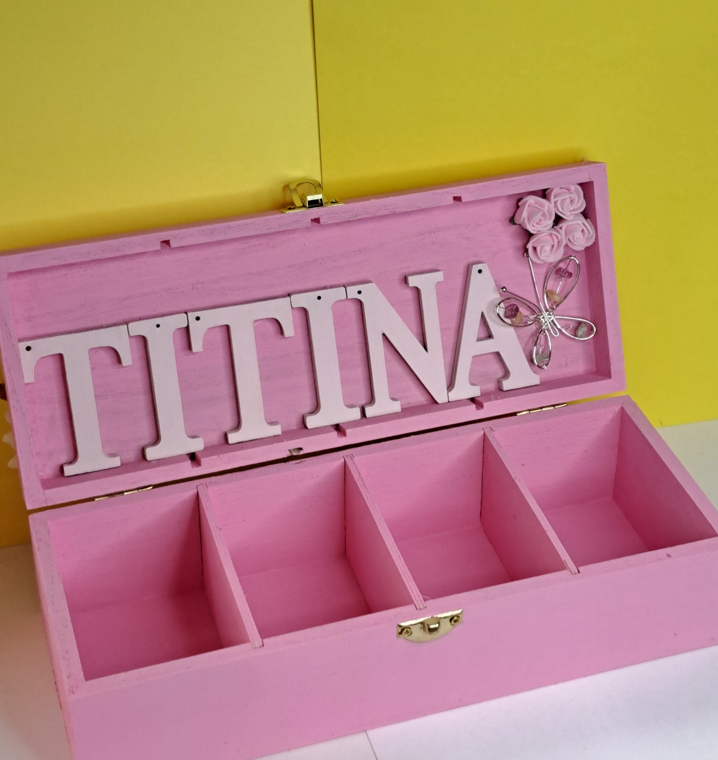 Wooden gift box (with name)