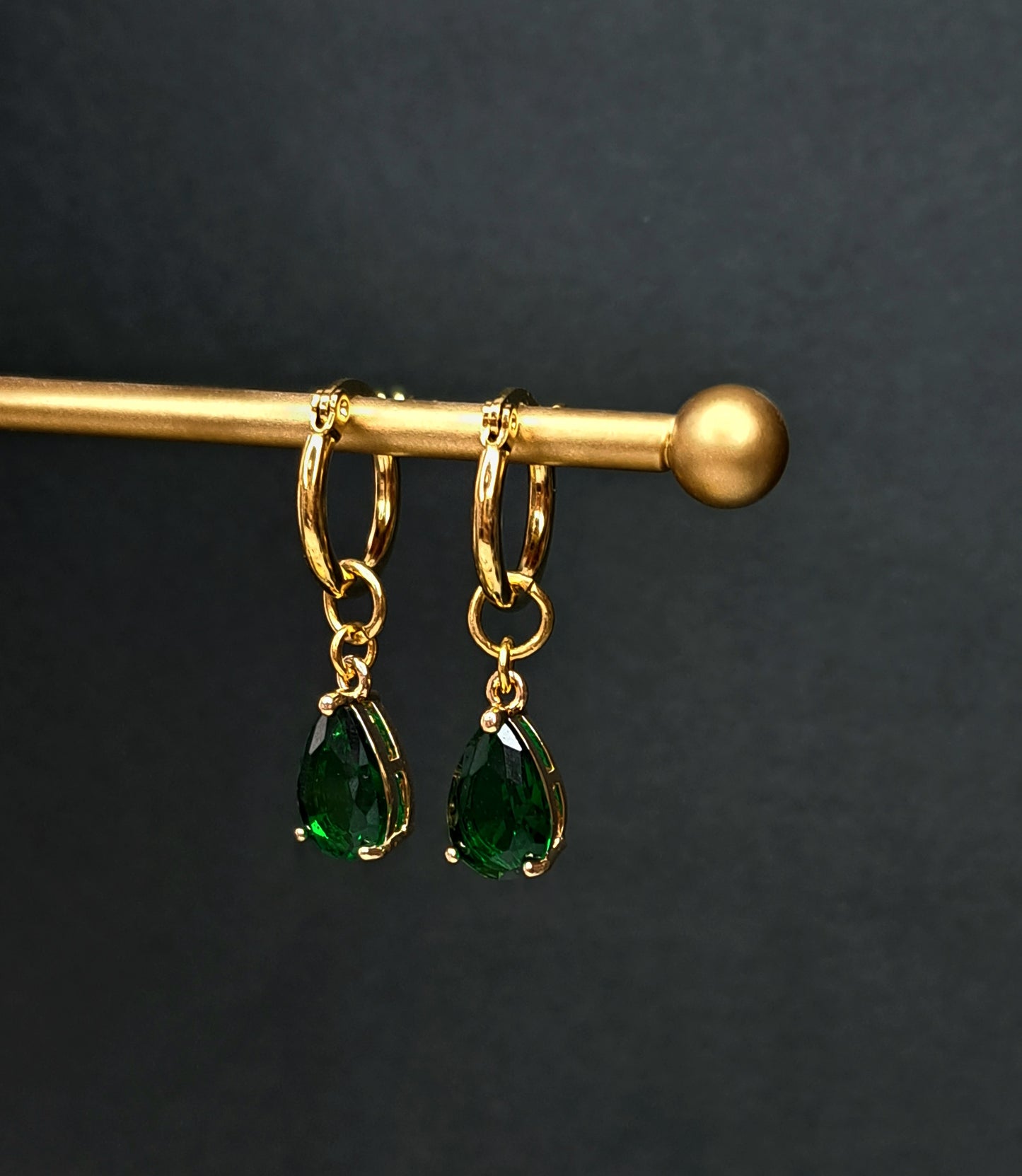 Crystal teardrop Earrings(3 colours)