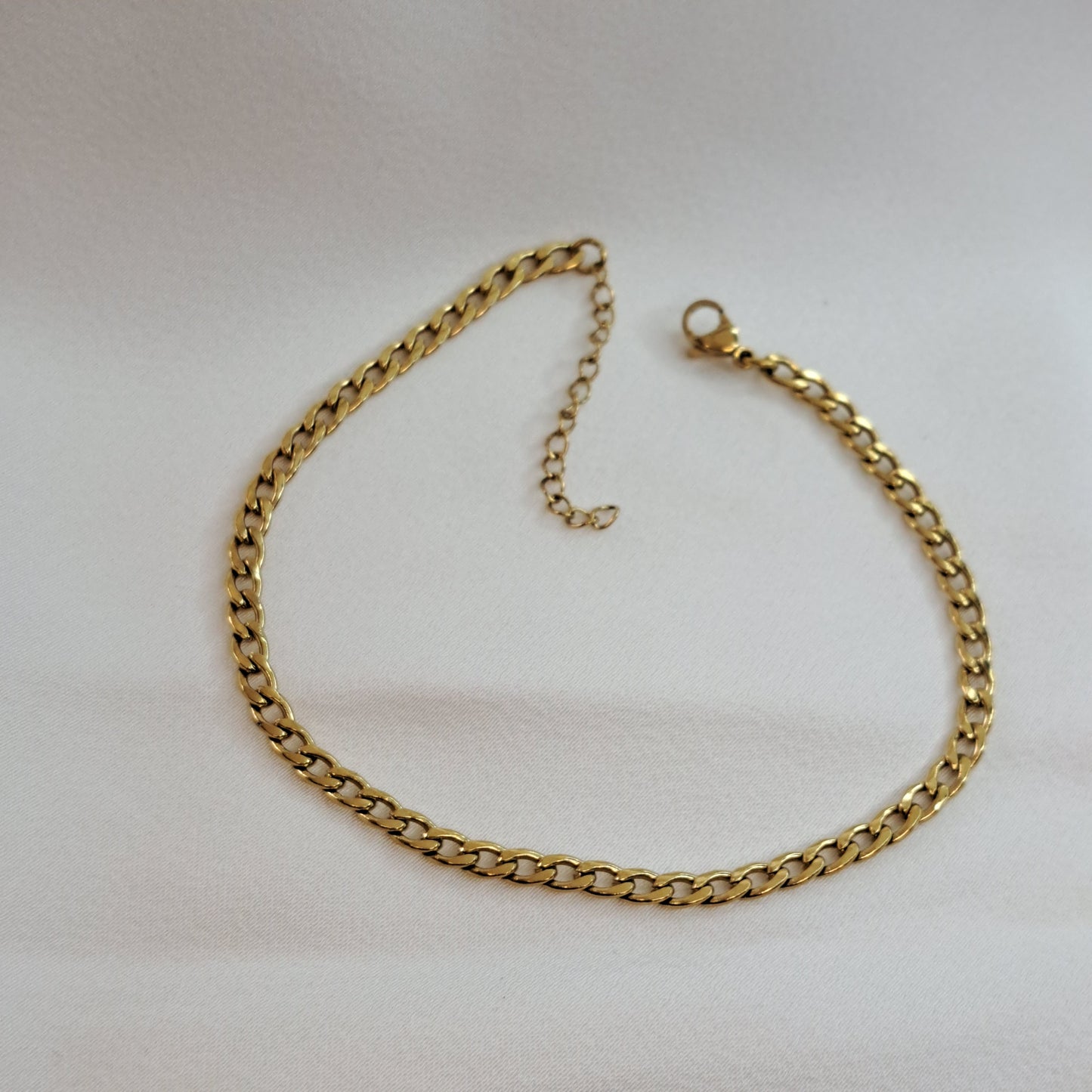 Medium Curb chain Anklet Bracelet