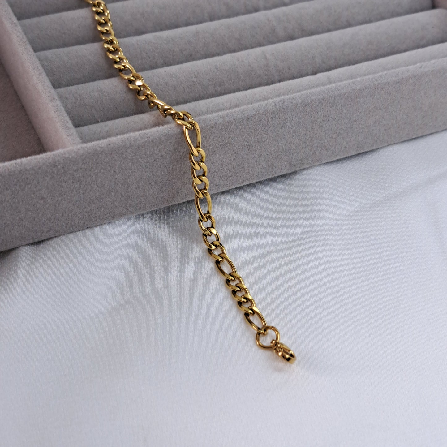 Figaro Gold chain Anklet Bracelet