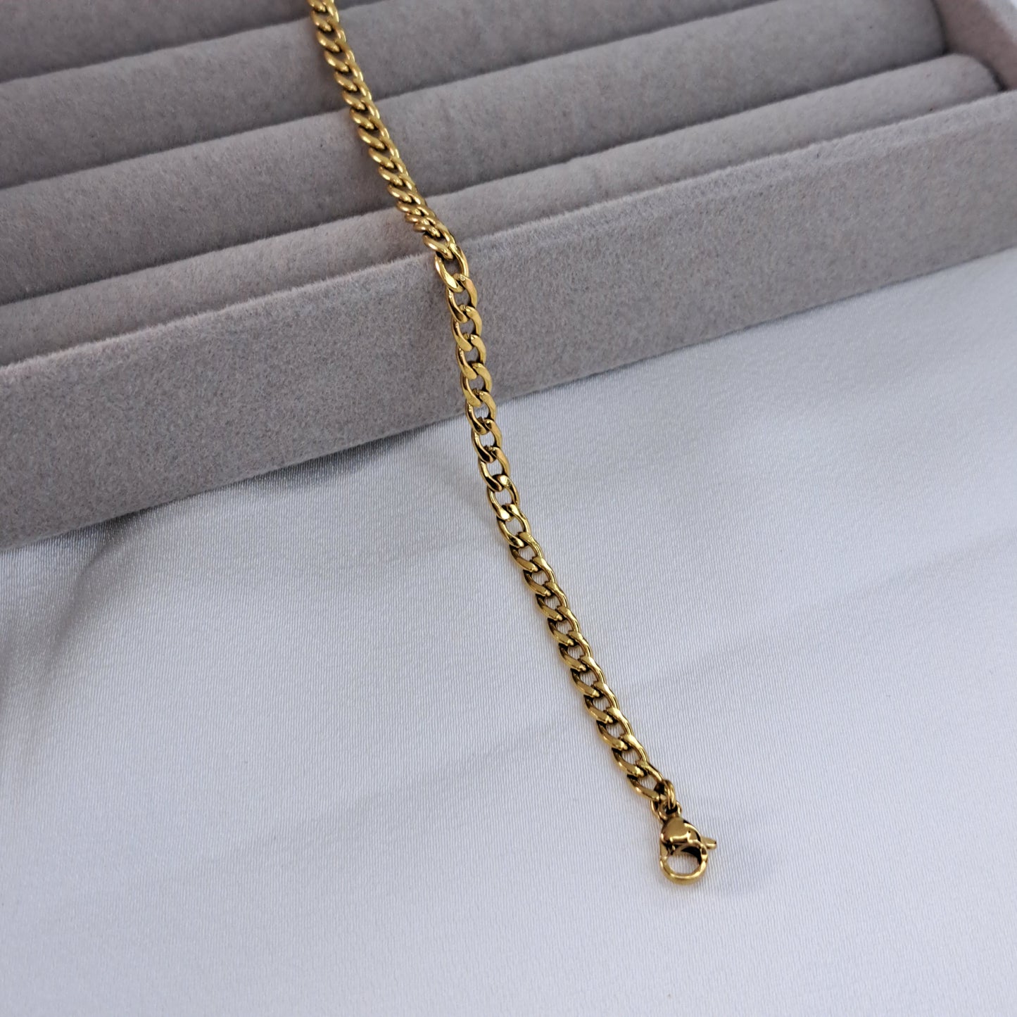 Medium Curb chain Anklet Bracelet