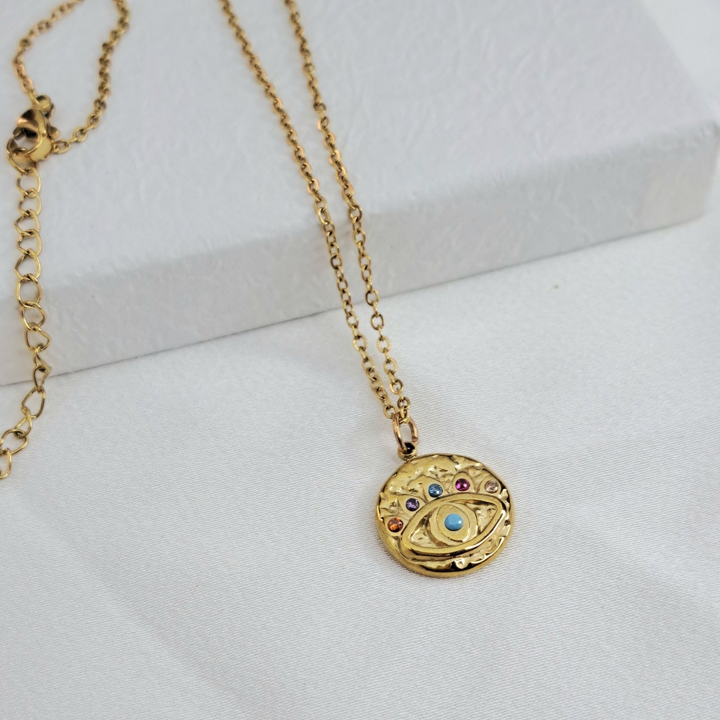 Evil Eye With Colourful Rhinestones