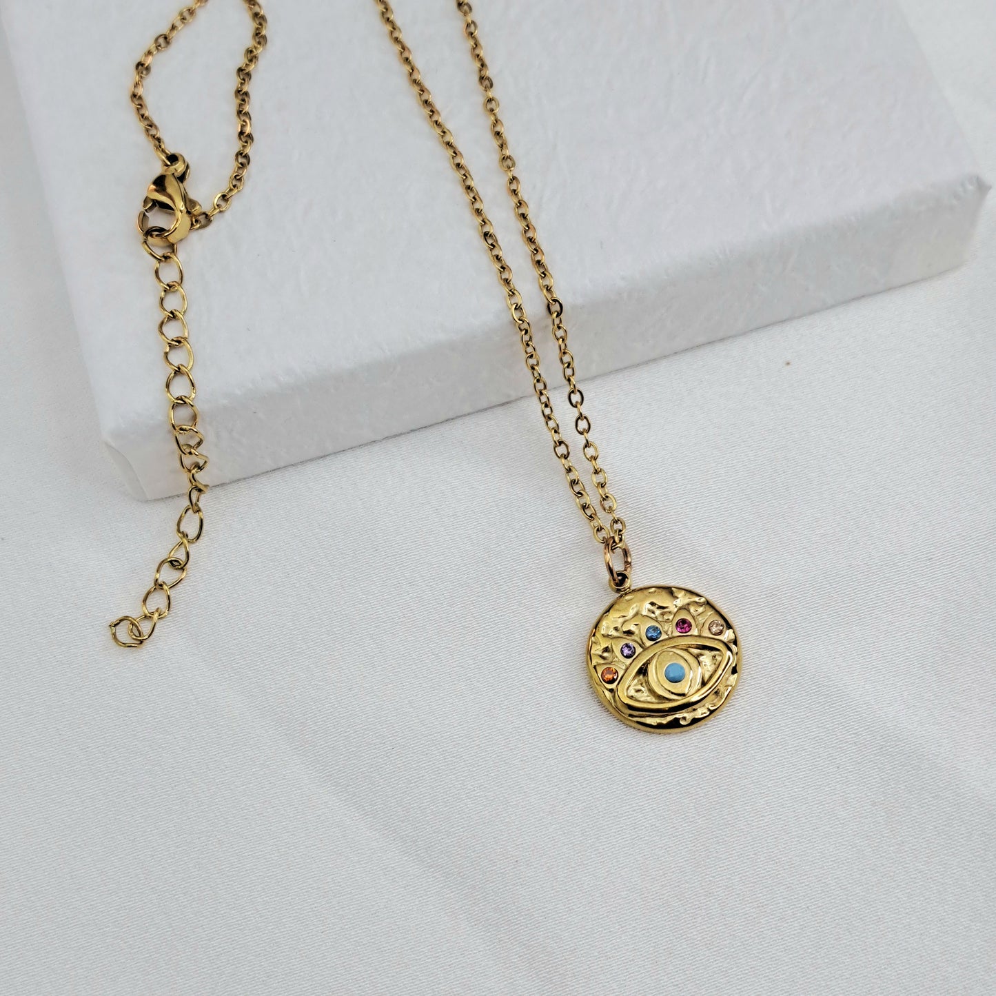 Evil Eye With Colourful Rhinestones
