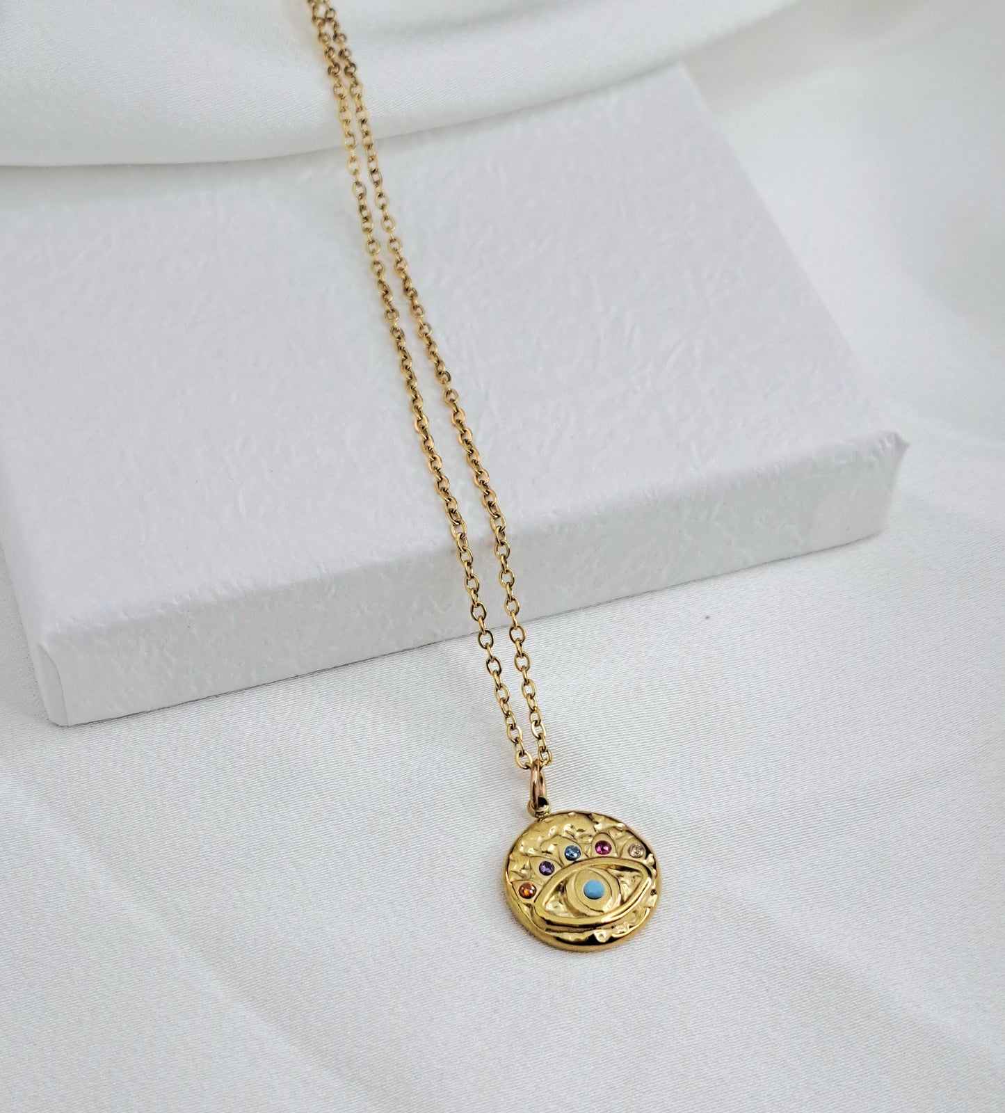 Evil Eye With Colourful Rhinestones