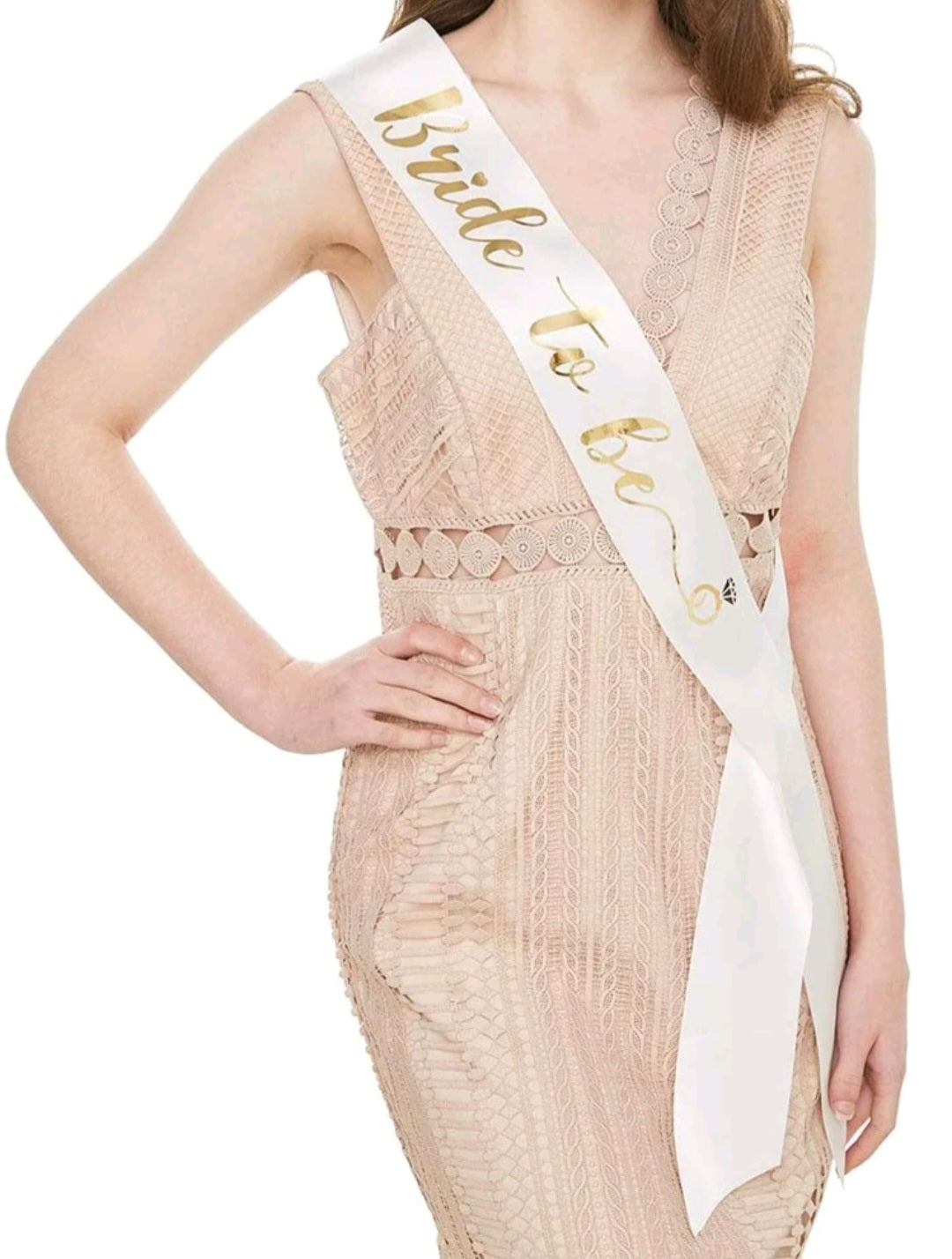 Bride to be Sash (gold)
