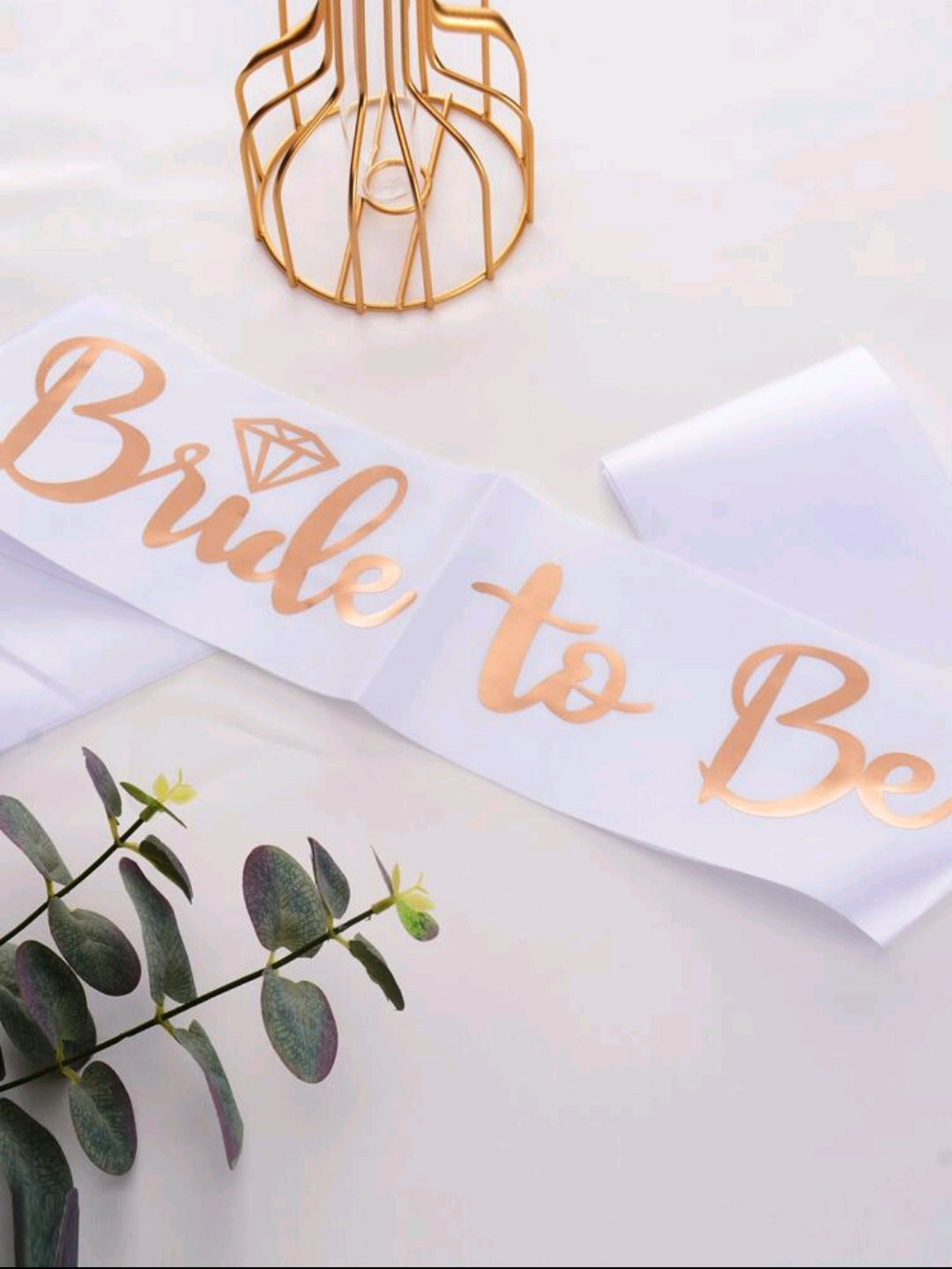 Bride to be Sash (rosegold)