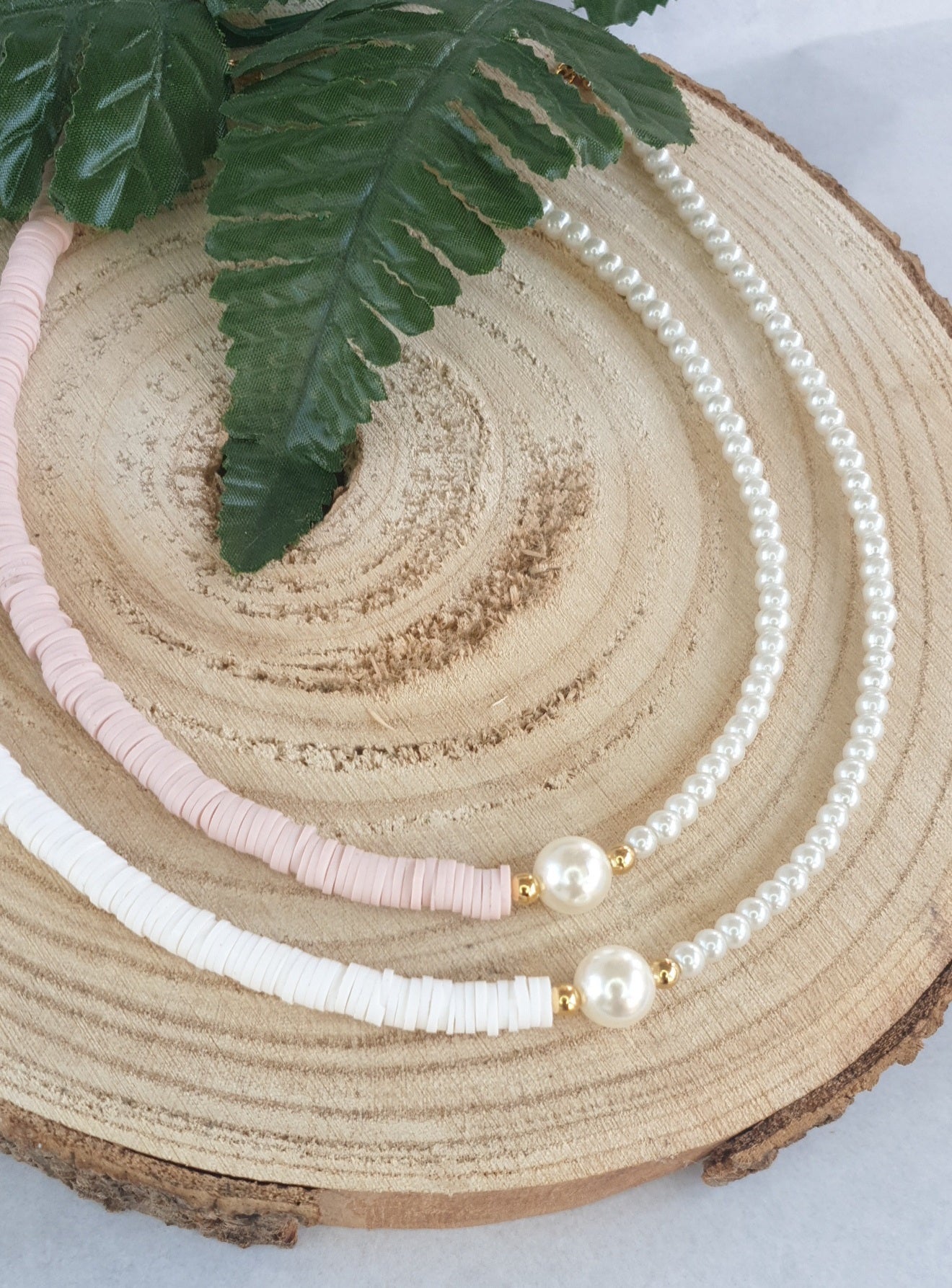 Poly & Pearl necklace