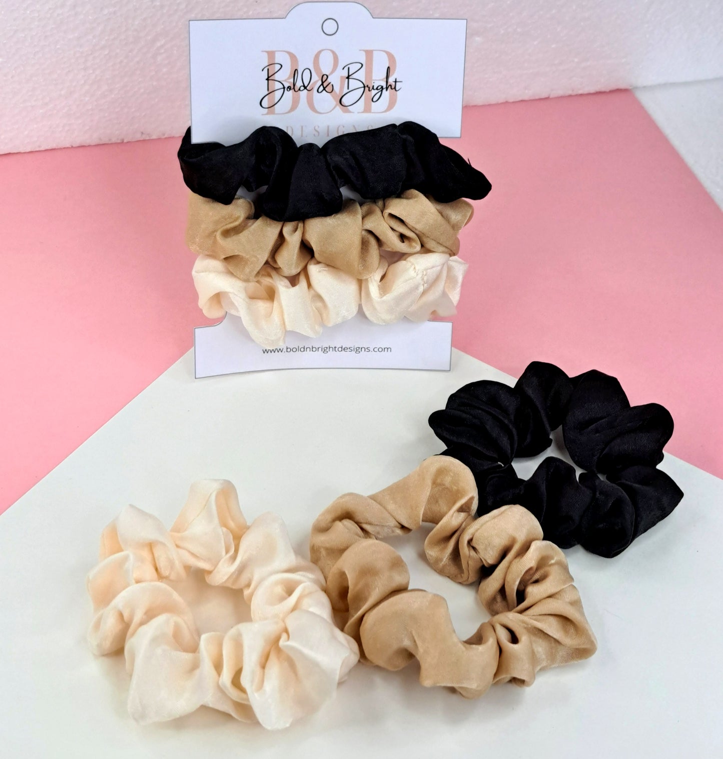 3 PCS Hair scrunchies/Hair Ties