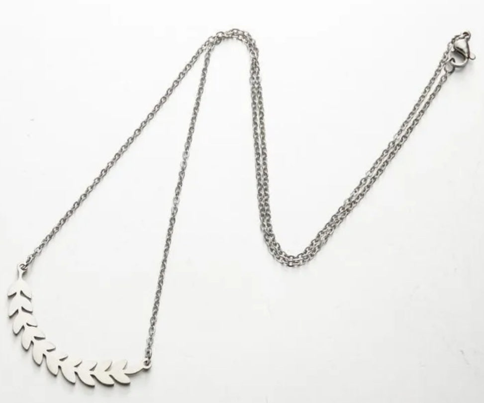 Silver Leaf necklace