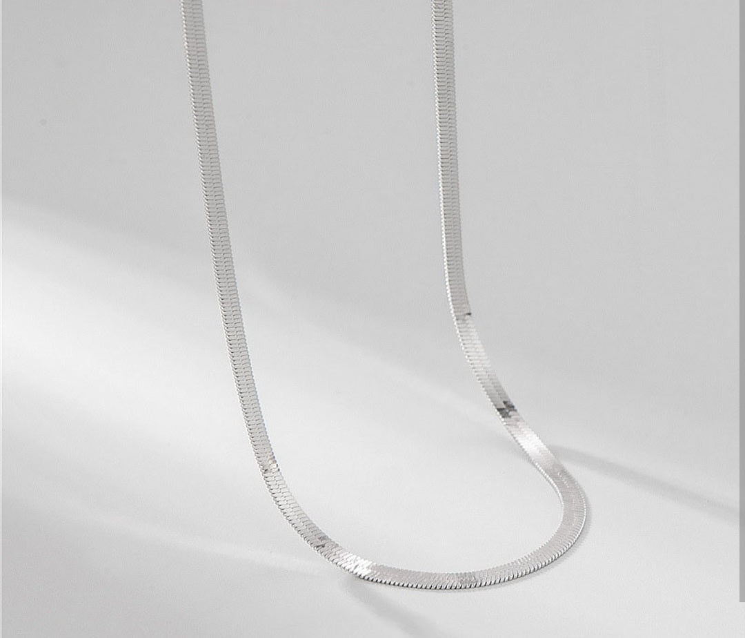 Silver Snake necklace