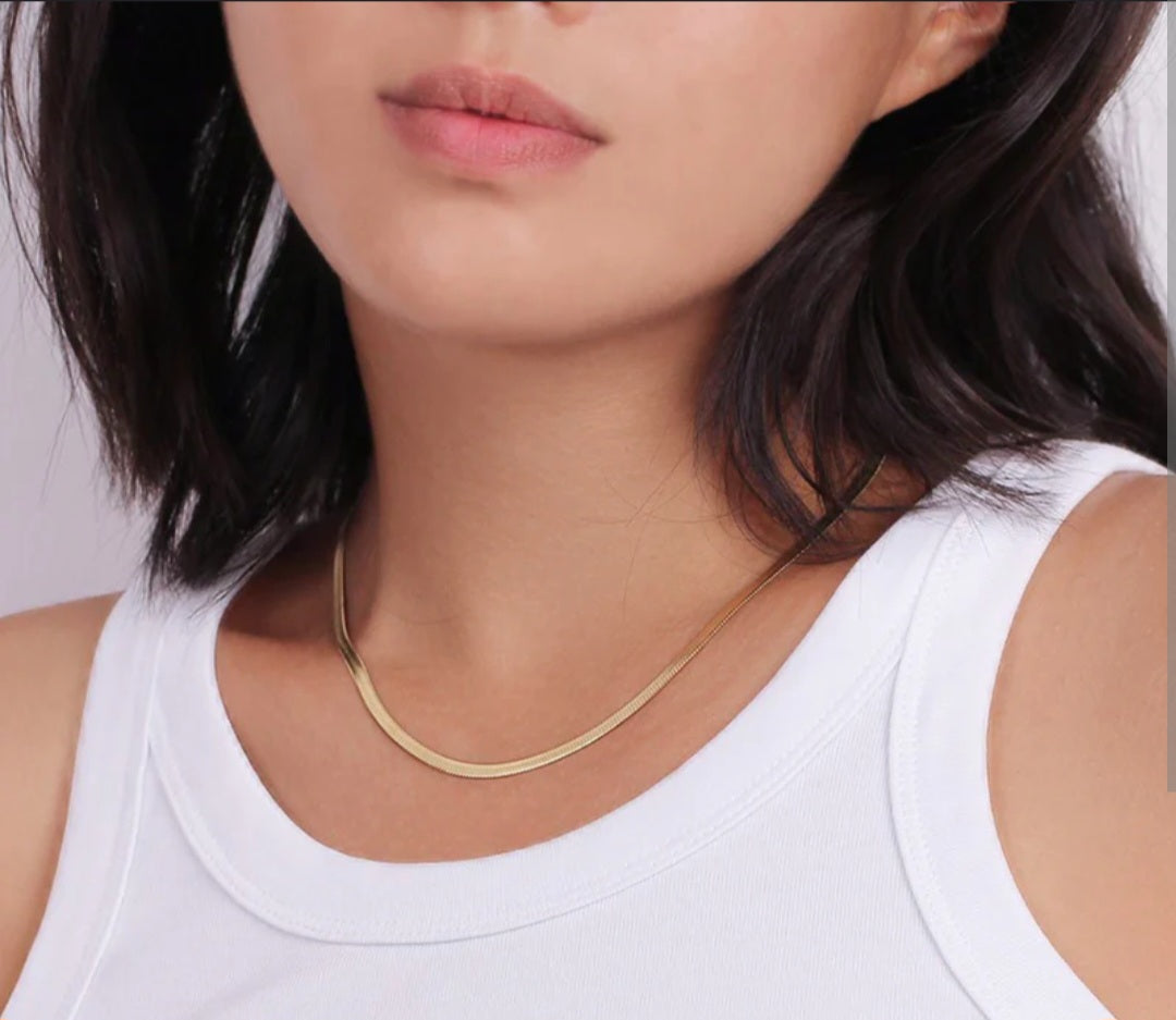 Gold Snake necklace