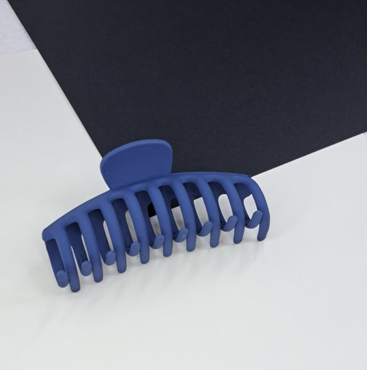 Plastic Simple Hair Claw/Hair Clip - Blue