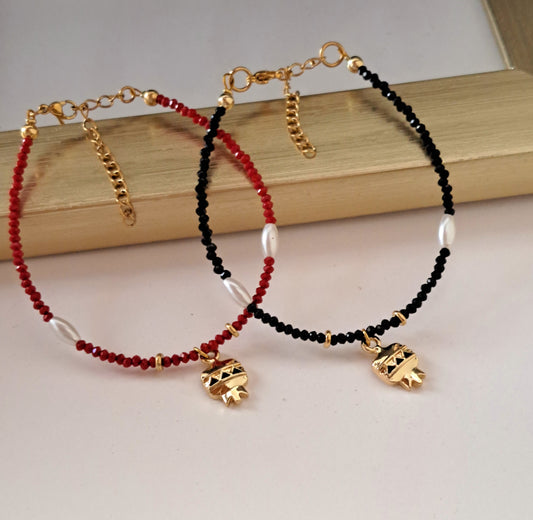 X mas Crystal Bracelet ( 2 Colours)