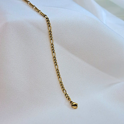 Gold Figaro Chain Anklet Bracelet