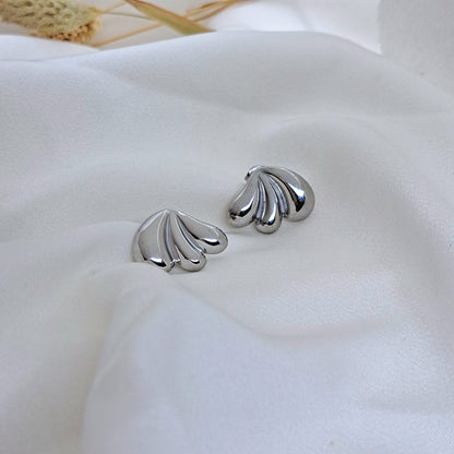 Silver Wing Stud Earrings