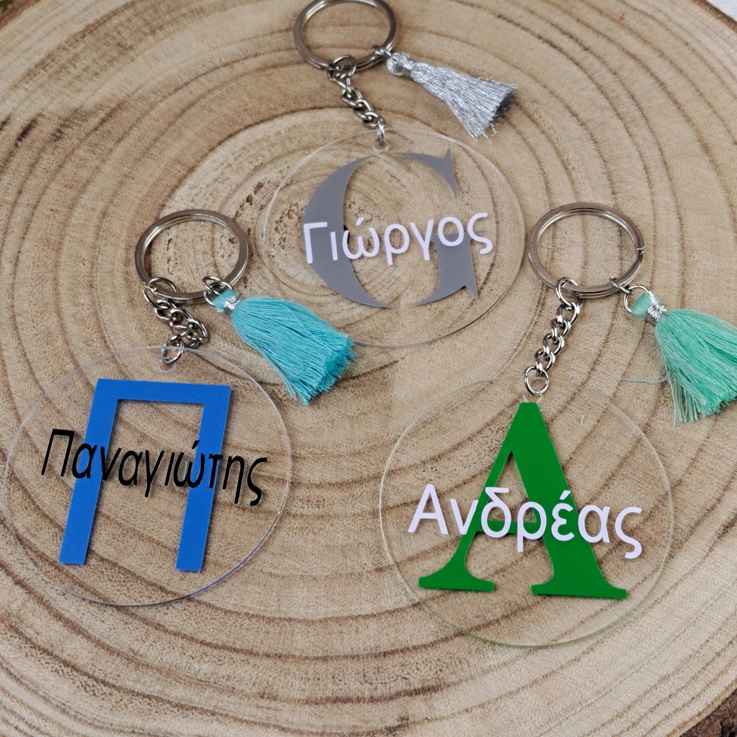 Acrylic Initial & Name Keychains