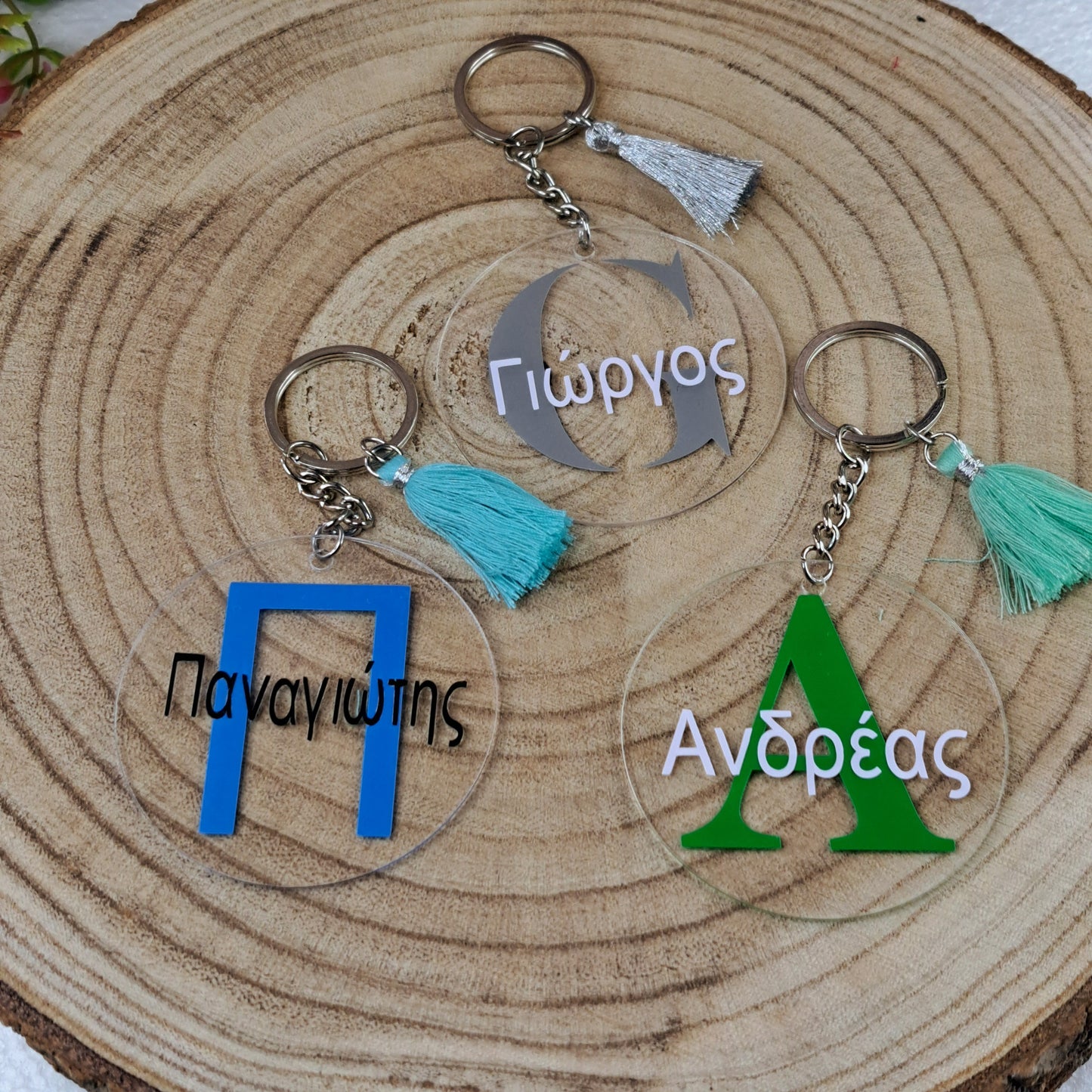 Acrylic Initial & Name Keychains