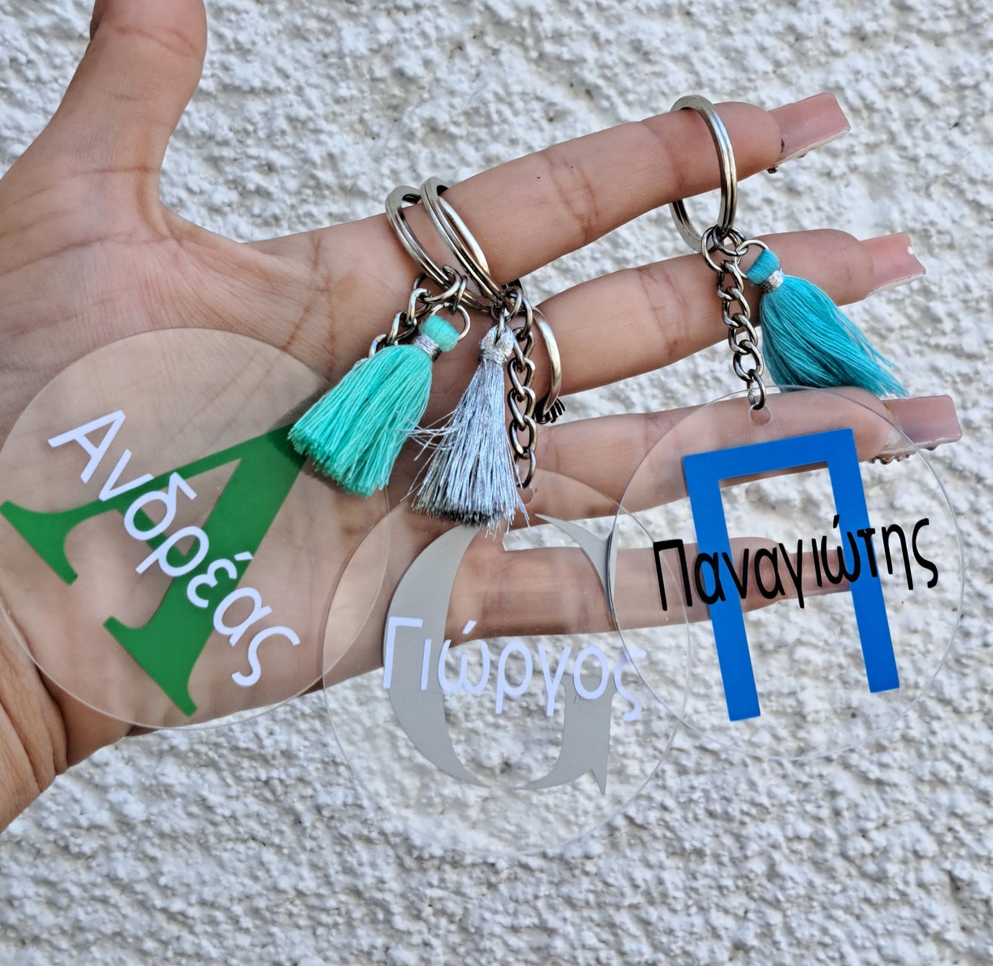 Acrylic Initial & Name Keychains