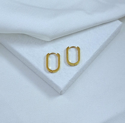Oval earrings