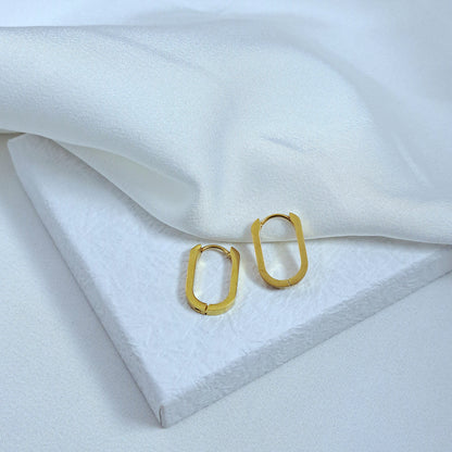 Oval earrings