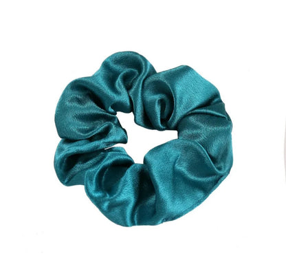 Scrunchie μαλλίων τιρκουάζ