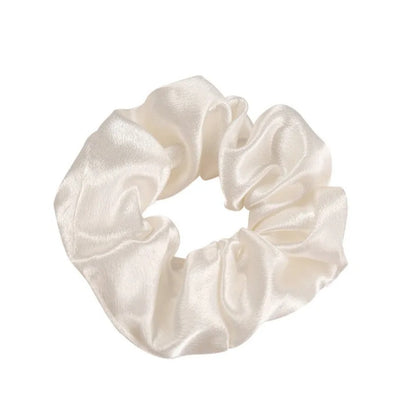 Hair scrunchie/Hair tie - White