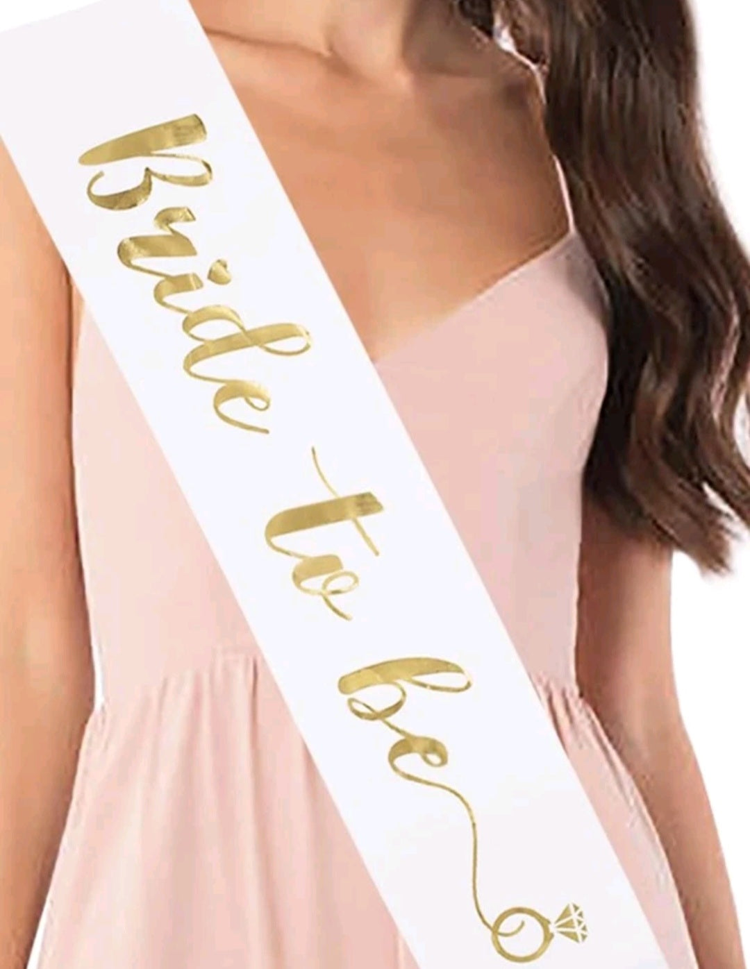 Bride to be Sash (gold)