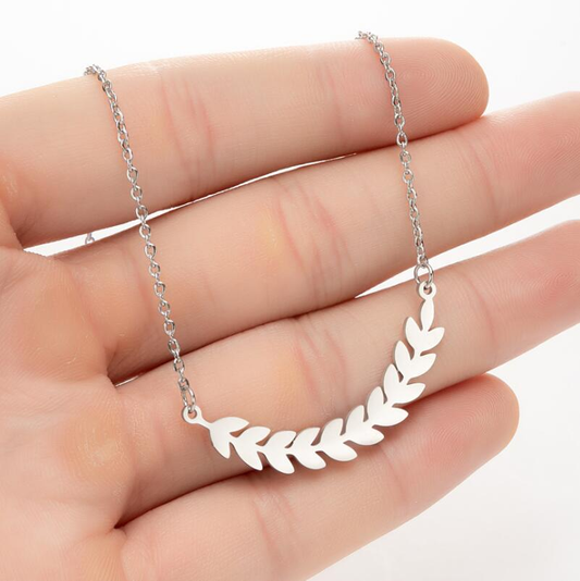 Silver Leaf necklace
